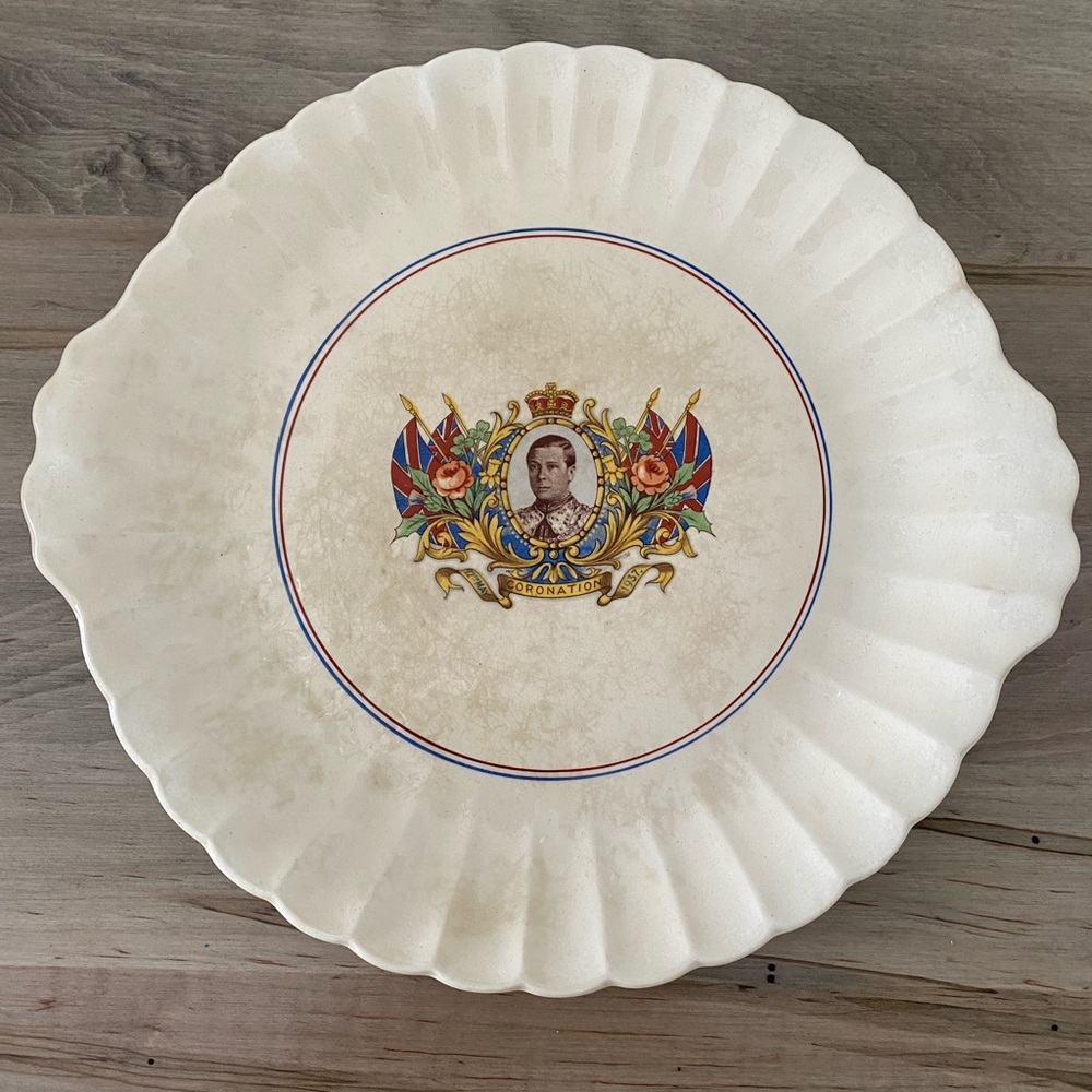 1937 Coronation of Edward VIII | King George VI Collector’s Plate